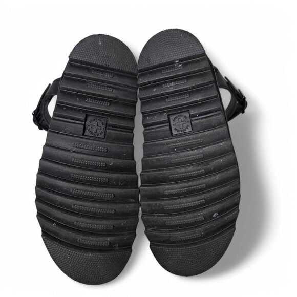 Dr. Martens Vegan Blaire Strappy Sandals Women's Chunky Black Hippie Goth Airy 8 - Picture 8 of 9